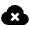Cloud Disconnect Fill Icon from Outlined Fill - Material Pro Set