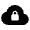 Cloud Lock Fill Icon from Outlined Fill - Material Pro Set