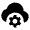 Cloud Setting Gear Fill Icon from Outlined Fill - Material Pro Set