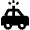Police Car Fill Icon from Outlined Fill - Material Pro Set