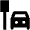 Taxi Stop Fill Icon from Outlined Fill - Material Pro Set