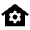 Home Setting Gear Fill Icon from Outlined Fill - Material Pro Set