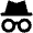 Incognito Fill Icon from Outlined Fill - Material Pro Set