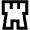 Chess Castle Icon from Outlined Line - Material Pro Set