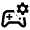 Controller Setting Gear Icon from Outlined Line - Material Pro Set
