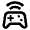 Controller Wireless Icon from Outlined Line - Material Pro Set