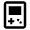 Gameboy Icon from Outlined Line - Material Pro Set
