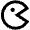 Pacman Icon from Outlined Line - Material Pro Set