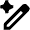 Ai Spark Edit Icon from Outlined Line - Material Pro Set