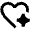 Ai Spark Heart Icon from Outlined Line - Material Pro Set