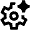 Ai Spark Setting Icon from Outlined Line - Material Pro Set