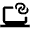 Laptop Hotspot Icon from Outlined Line - Material Pro Set