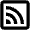 Rss Feed Square Icon from Outlined Line - Material Pro Set