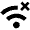 Wifi Disconnect Icon from Outlined Line - Material Pro Set