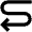 Arrow Curvy Left Down Icon from Outlined Line - Material Pro Set