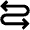 Arrow Curvy Left Right Icon from Outlined Line - Material Pro Set