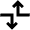 Arrow Dodge Alt Icon from Outlined Line - Material Pro Set