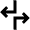 Arrow Dodge Icon from Outlined Line - Material Pro Set