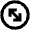 Arrow Expand Circle Alt Icon from Outlined Line - Material Pro Set