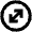 Arrow Expand Circle Icon from Outlined Line - Material Pro Set