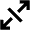 Arrow Expand Pan Icon from Outlined Line - Material Pro Set