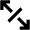 Arrow Expand Pan Alt Icon from Outlined Line - Material Pro Set