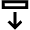 Arrow Move Down Icon from Outlined Line - Material Pro Set