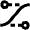 Ease In Out Icon from Outlined Line - Material Pro Set