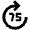 Forward 75 Icon from Outlined Line - Material Pro Set