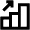Bar Chart Increase Icon from Outlined Line - Material Pro Set