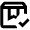 Box Approved Icon from Outlined Line - Material Pro Set