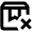 Box Remove Icon from Outlined Line - Material Pro Set