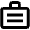 Briefcase Icon from Outlined Line - Material Pro Set