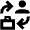 Business To Consumer Icon from Outlined Line - Material Pro Set