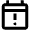 Calendar Important Icon from Outlined Line - Material Pro Set