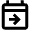 Calendar Jump To Date Icon from Outlined Line - Material Pro Set
