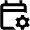 Calendar Setting Gear Icon from Outlined Line - Material Pro Set