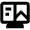 Code Monitor Icon from Outlined Line - Material Pro Set