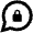Chat Lock Alt Icon from Outlined Line - Material Pro Set