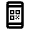 Mobile Qr Code Icon from Outlined Line - Material Pro Set