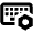 Keyboard Setting Bolt Icon from Outlined Line - Material Pro Set