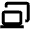 Laptop Projection Icon from Outlined Line - Material Pro Set