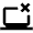 Laptop Remove Icon from Outlined Line - Material Pro Set