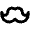 Moustache Icon from Outlined Line - Material Pro Set