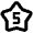 5 Star Icon from Outlined Line - Material Pro Set