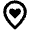 Favorite Location Icon from Outlined Line - Material Pro Set