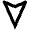 Navigation South Icon from Outlined Line - Material Pro Set