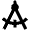 Drawing Compass Icon from Outlined Line - Material Pro Set