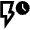 Flash Timer Icon from Outlined Line - Material Pro Set