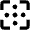 Focus Dots Icon from Outlined Line - Material Pro Set